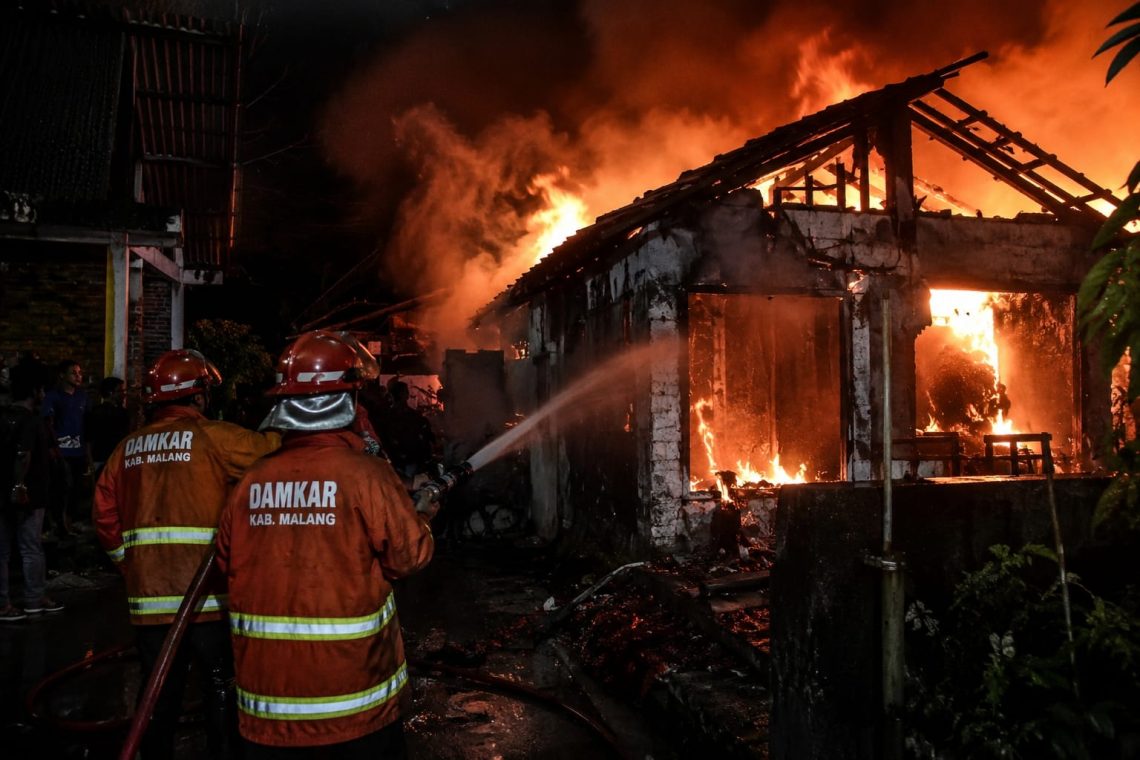 Kebakaran Rumah di Sumberpucung Malang, Diduga Dipicu Kebocoran Selang Elpiji 1 Malang