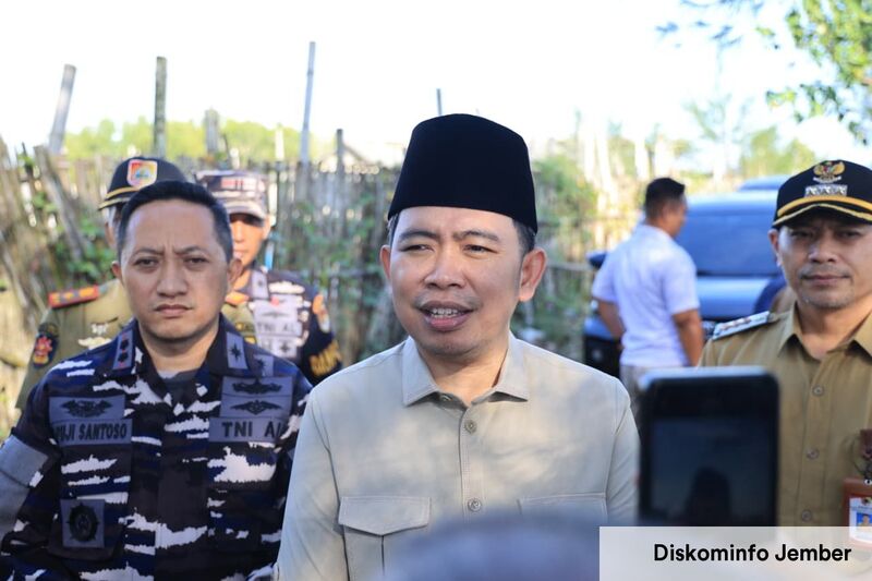Tambak udang ilegal Jember.