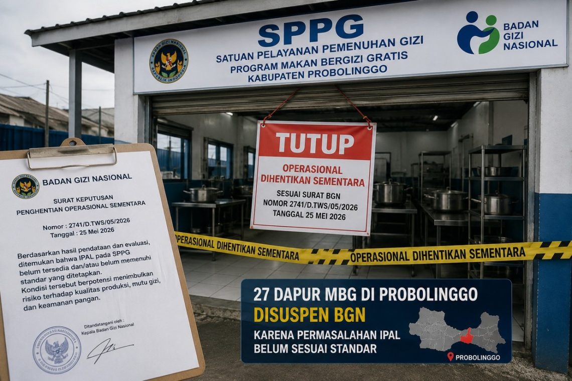 BGN Suspen 27 Dapur MBG di Probolinggo, Terkendala IPAL Belum Sesuai Standar 5 BGN