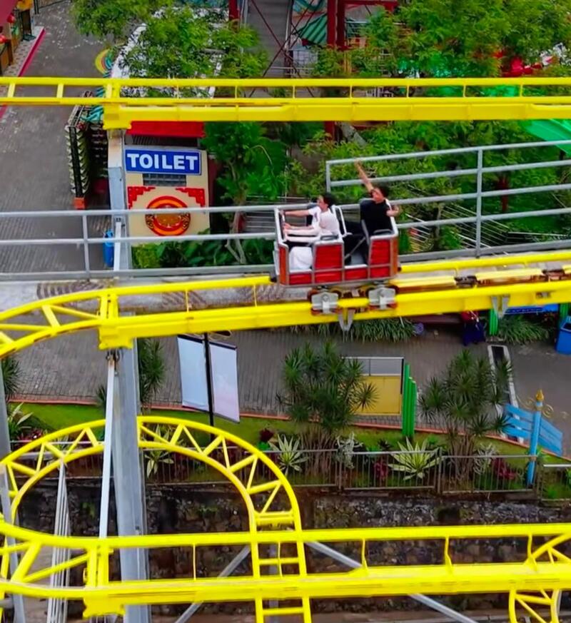 Wahana ekstrem Jatim Park 1.