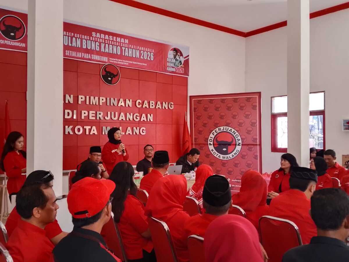 Bulan Bung Karno 2026, PDIP Kota Malang Tebar Ribuan Benih Ikan Wader hingga Bazar UMKM 2 PDIP Kota Malang Bulan Bung Karno.