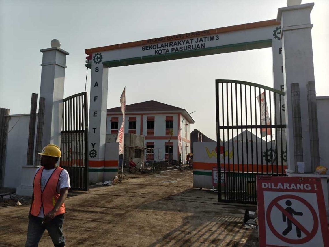 Sekolah Rakyat permanen di Pasuruan.