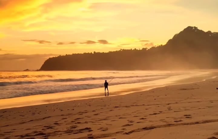 Pantai Modangan terbaik Malang.