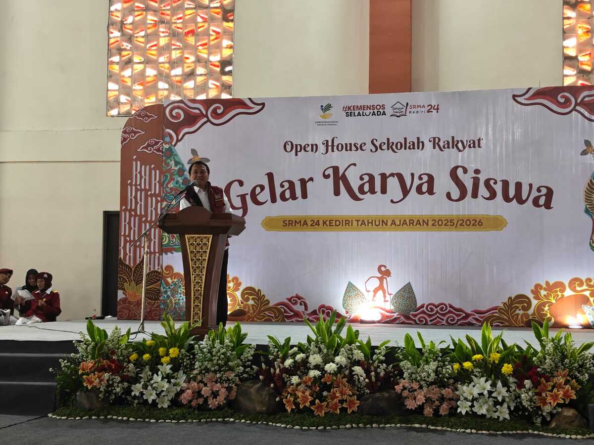 Open House Sekolah Rakyat Kediri, Bupati Hanindhito Motivasi Siswa Berani Bermimpi Besar 2 Sekolah Rakyat di Kediri.