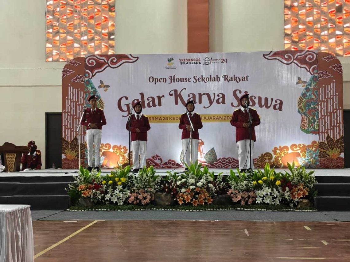 Open House Sekolah Rakyat Kediri, Bupati Hanindhito Motivasi Siswa Berani Bermimpi Besar 1 Sekolah Rakyat Kediri.