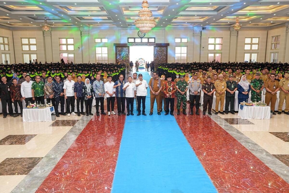 Penerima bansos di Klaten.