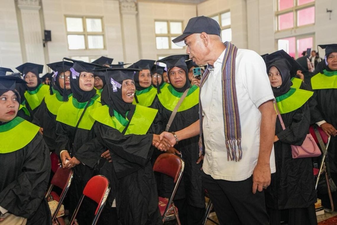 Penerima bansos di Klaten.
