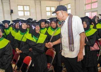 Penerima bansos di Klaten.