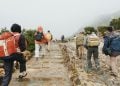 BB TNBTS Amankan 15 Pendaki Ilegal Gunung Semeru, Satu Orang Cedera Kaki 2 Pendaki ilegal Gunung Semeru.