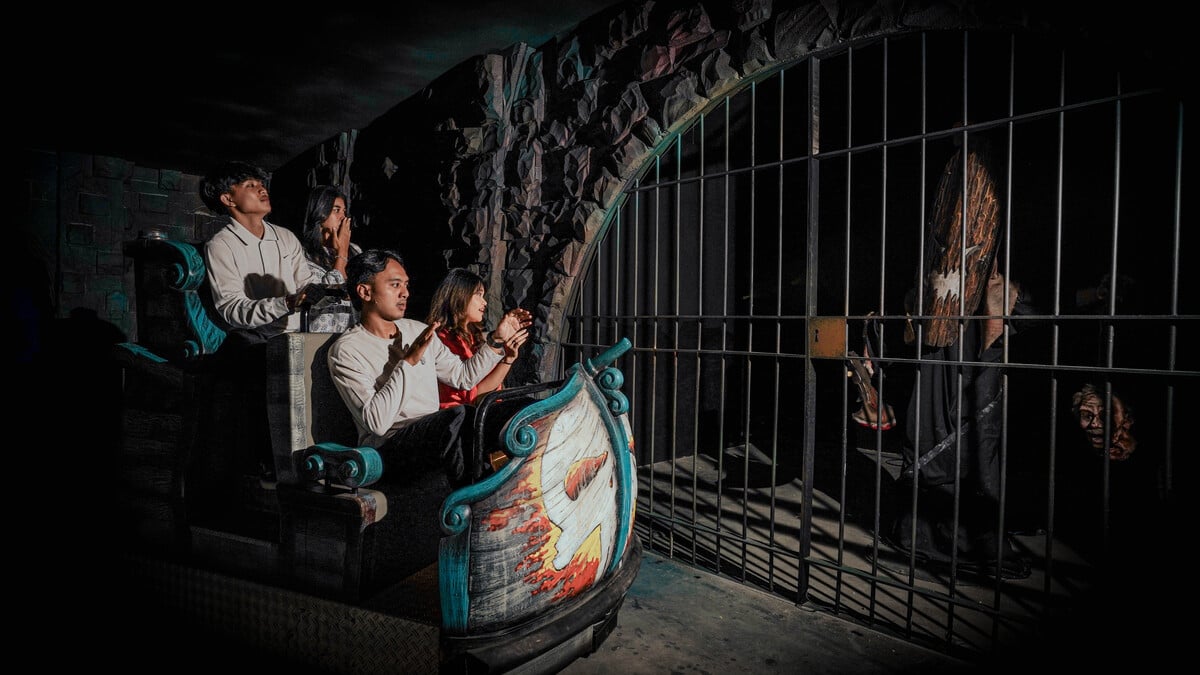 Dark Ride Mystery of Dungeon Jatim Park 1 Batu, Sensasi Jelajahi Lorong Misterius dengan Efek Visual Spektakuler 3 Dark Ride Jatim Park 1.