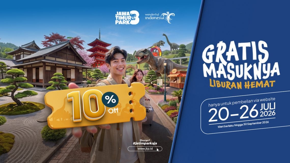 Liburan Lebih Hemat! Promo Spesial Tiket Online Jatim Park Group Berlaku hingga 26 Juli 2026 1 Jatim Park Group.