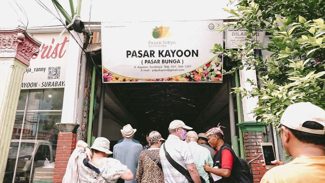Pasar legendaris Surabaya.