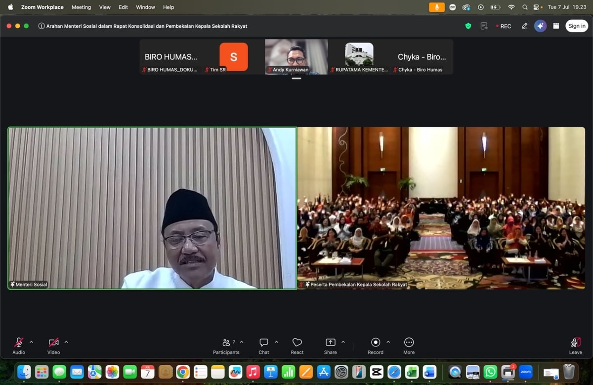 Survei kepala Sekolah Rakyat.