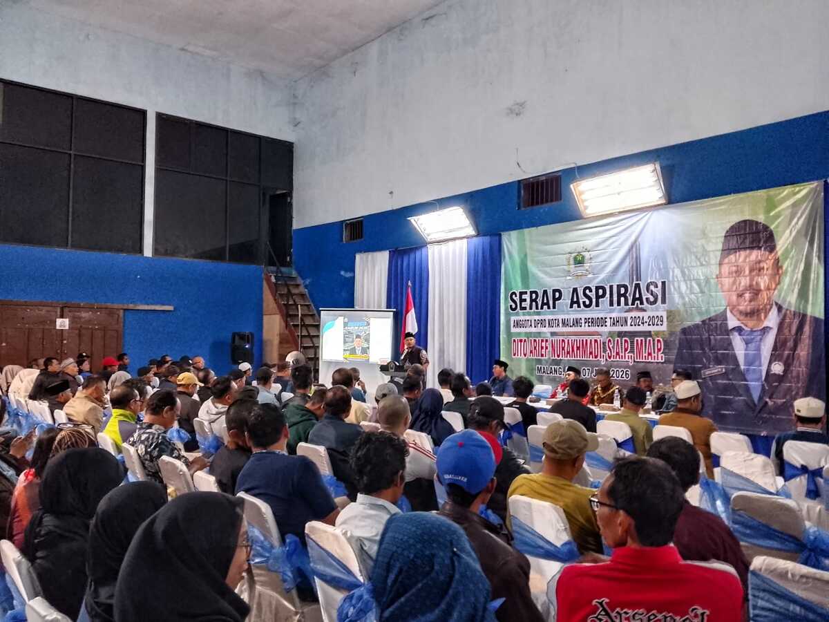 Reses DPRD Kota Malang, Warga Lowokwaru Curhat Banjir, Minim RTH, hingga Kabel Semrawut 2 Reses DPRD Kota Malang.