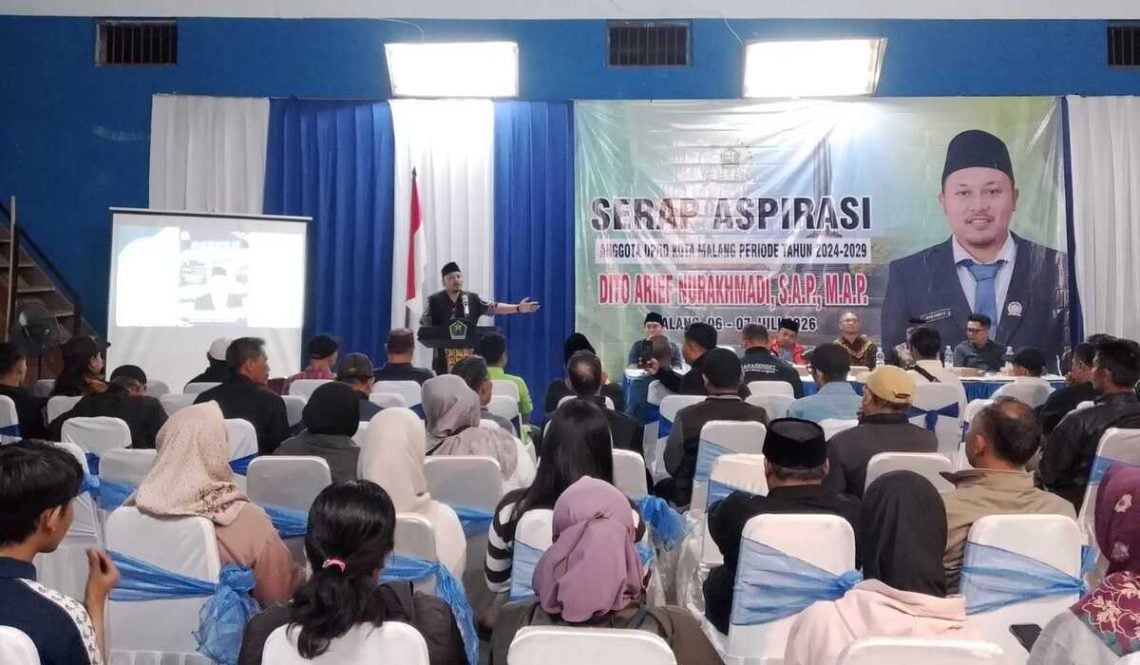 Reses DPRD Kota Malang, Warga Lowokwaru Curhat Banjir, Minim RTH, hingga Kabel Semrawut 1 DPRD Kota Malang.