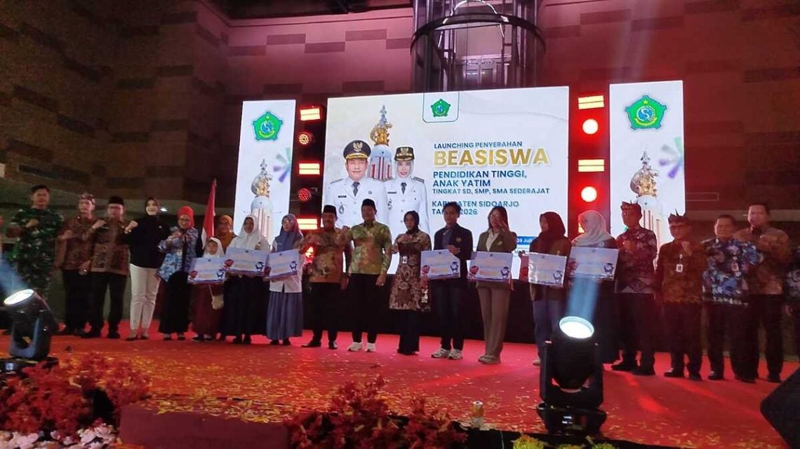 4.000 Beasiswa Pemkab Sidoarjo Meluncur, Target 20.000 Penerima selama Lima Tahun 1 Sidoarjo.