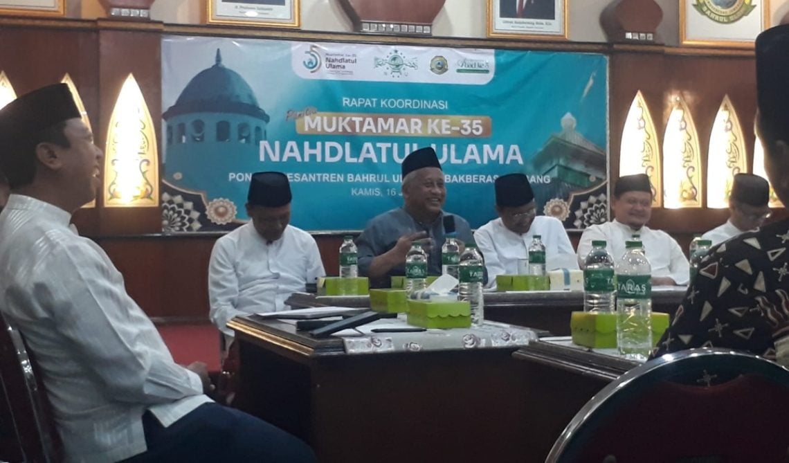 Rapat Perdana Muktamar Ke-35 NU di Tambakberas Jombang, Bahas 2 Jalur Persiapan Utama 1 Muktamar ke-35.