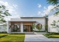 Rumah tropis modern.